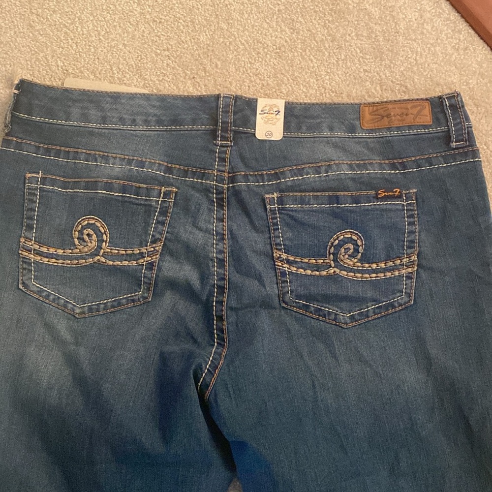 Seven 7 luxe cropped NWT jeans size 20 - Picture 11 of 11